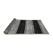 Sideview of Abstract Gray Modern Rug, abs85gry