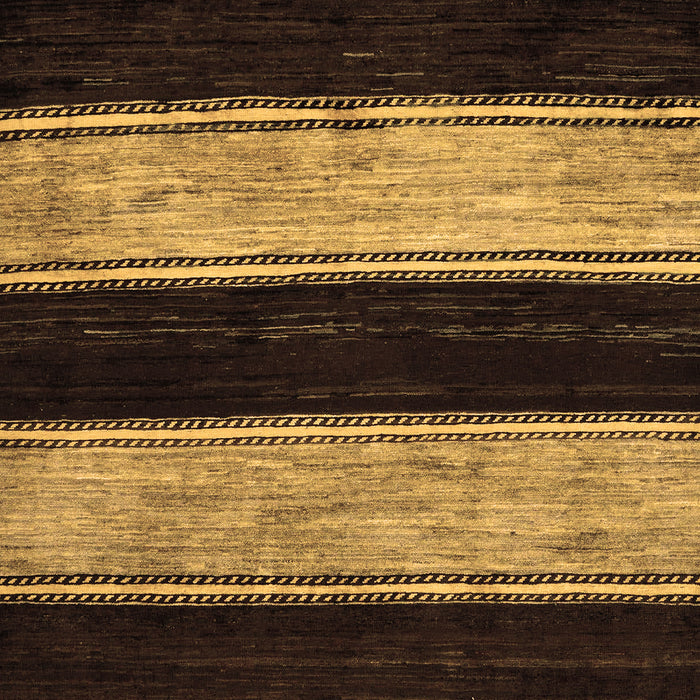 Machine Washable Abstract Brown Modern Rug, wshabs85brn