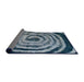 Sideview of Abstract Columbia Blue Modern Rug, abs860