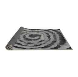 Sideview of Abstract Gray Modern Rug, abs860gry
