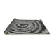 Sideview of Abstract Gray Modern Rug, abs860gry