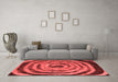 Modern Red Washable Rugs