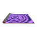 Sideview of Abstract Purple Modern Rug, abs860pur