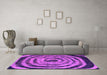 Machine Washable Abstract Pink Modern Rug in a Living Room, wshabs860pnk