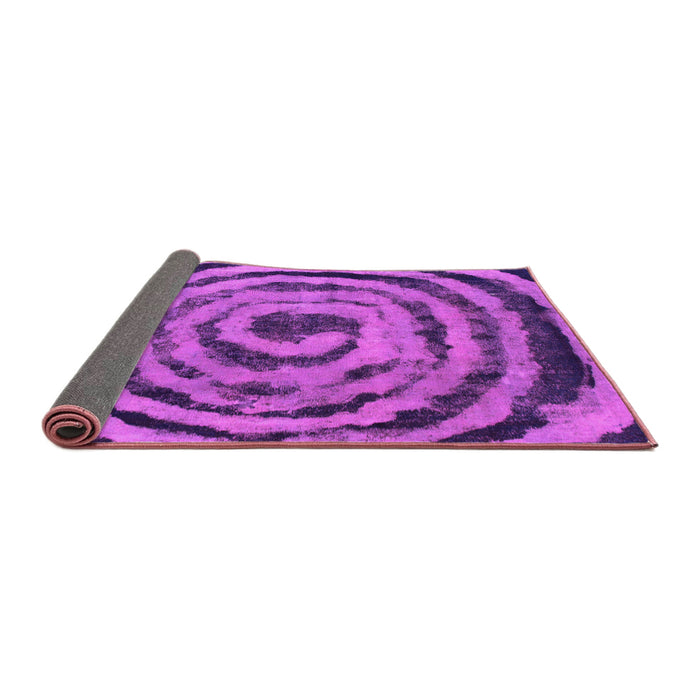 Sideview of Abstract Pink Modern Rug, abs860pnk