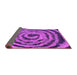 Sideview of Abstract Pink Modern Rug, abs860pnk