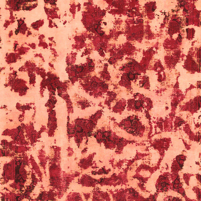 Machine Washable Abstract Orange Modern Area Rugs, wshabs861org