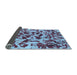 Sideview of Abstract Light Blue Modern Rug, abs861lblu