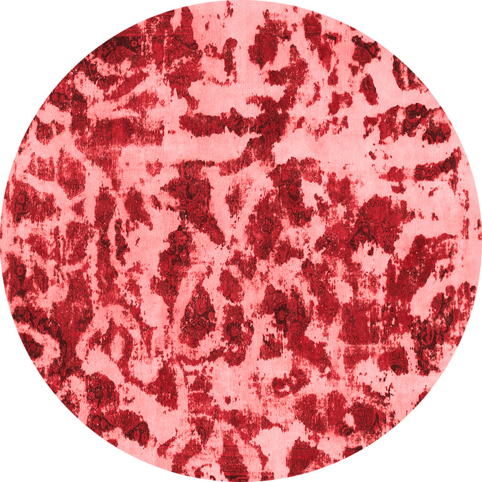 Abstract Red Modern Rug, abs861red