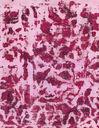 Machine Washable Abstract Pastel Purple Pink Rug, wshabs861