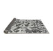 Sideview of Abstract Gray Modern Rug, abs861gry