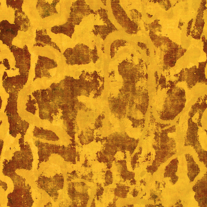 Abstract Yellow Modern Rug, abs862yw