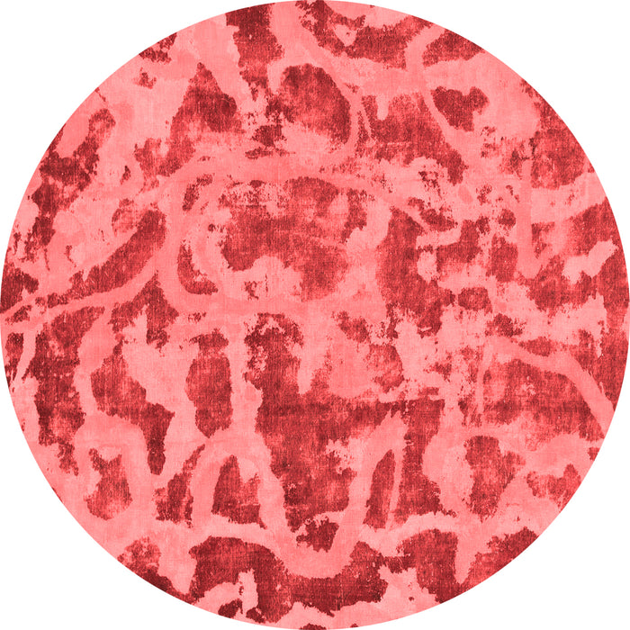 Machine Washable Abstract Red Modern Rug, wshabs862red