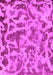 Machine Washable Abstract Pink Modern Rug, wshabs862pnk