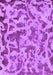Machine Washable Abstract Purple Modern Area Rugs, wshabs862pur