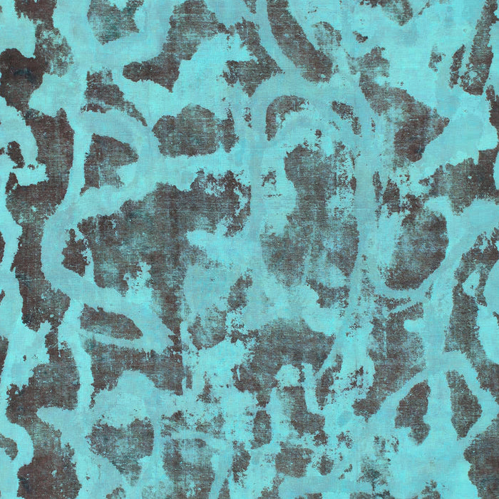 Abstract Turquoise Modern Rug, abs862turq