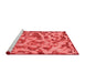 Modern Red Washable Rugs