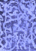 Machine Washable Abstract Blue Modern Rug, wshabs862blu