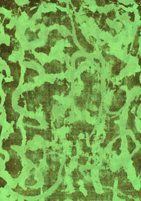 Abstract Green Modern Rug, abs862grn