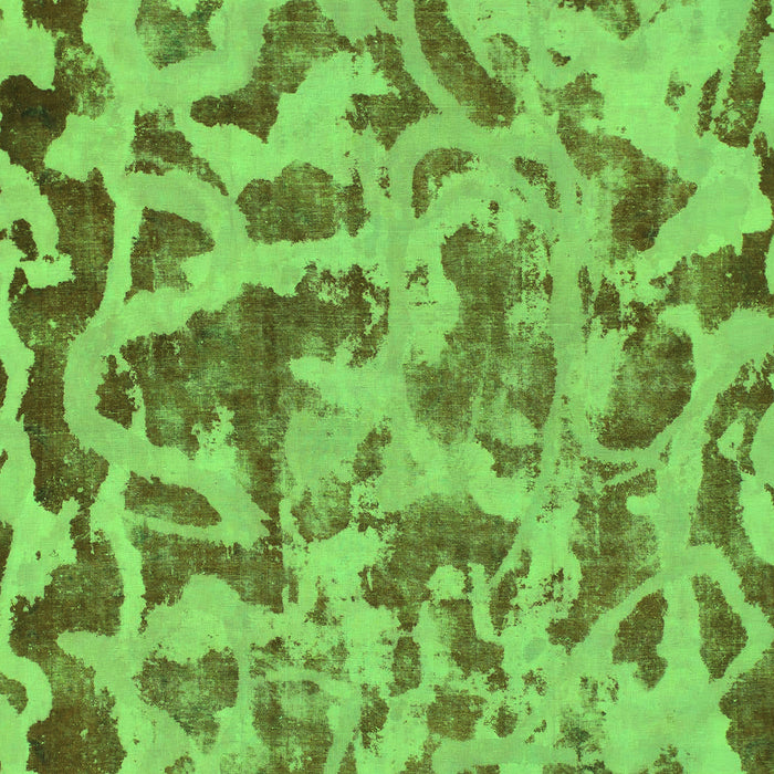 Abstract Green Modern Rug, abs862grn