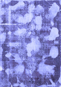 Abstract Blue Modern Rug, abs863blu