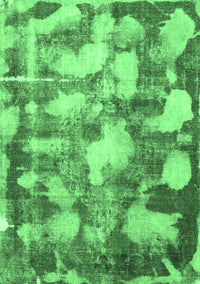 Abstract Emerald Green Modern Rug, abs863emgrn