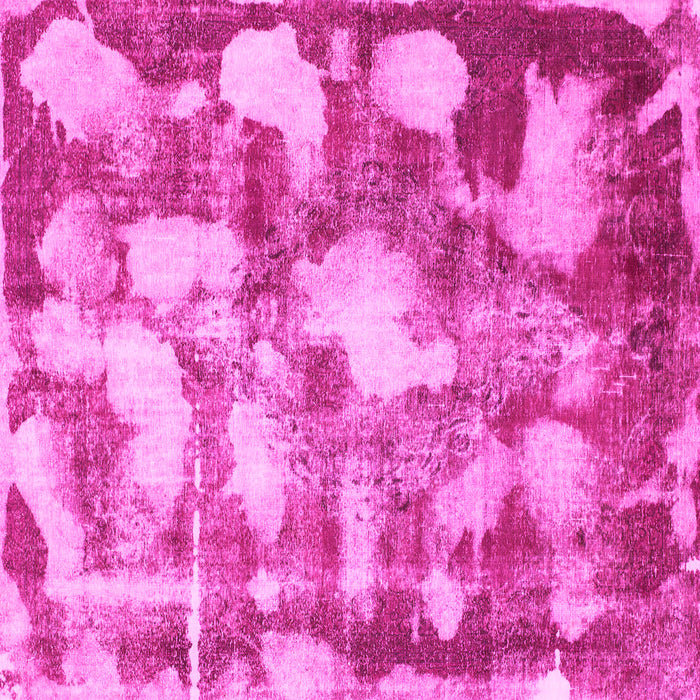 Square Machine Washable Abstract Pink Modern Rug, wshabs863pnk