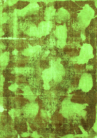 Abstract Green Modern Rug, abs863grn