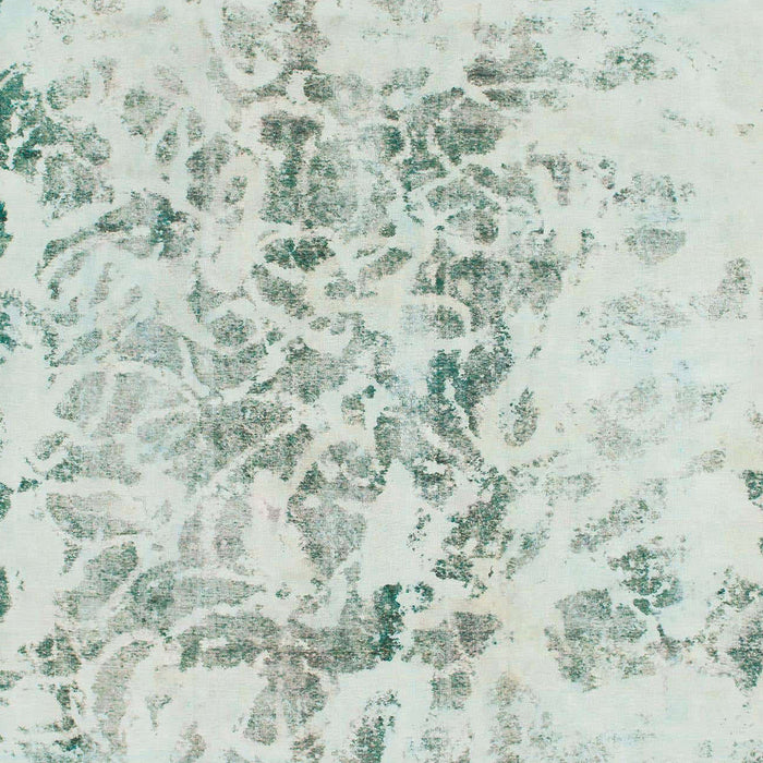 Machine Washable Abstract Green Rug, wshabs864