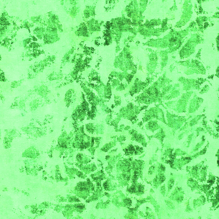 Machine Washable Abstract Green Modern Area Rugs, wshabs864grn