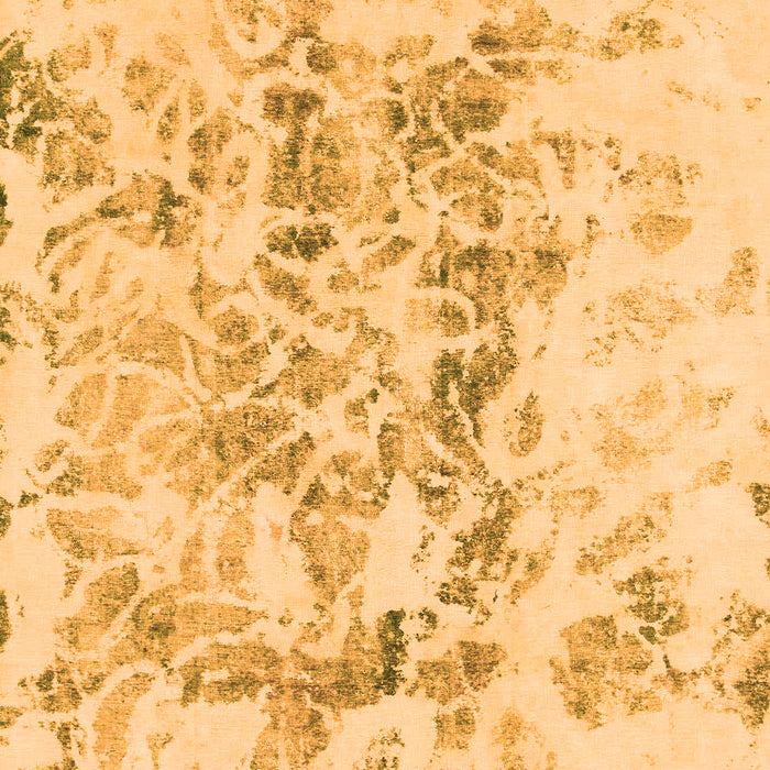 Machine Washable Abstract Orange Modern Area Rugs, wshabs864org