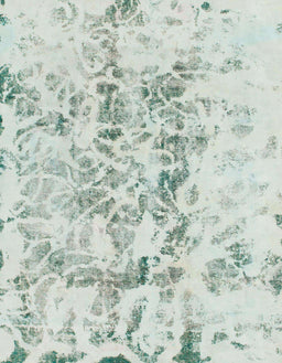 Abstract Green Modern Rug, abs864