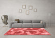 Modern Red Washable Rugs