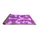 Sideview of Abstract Purple Modern Rug, abs865pur