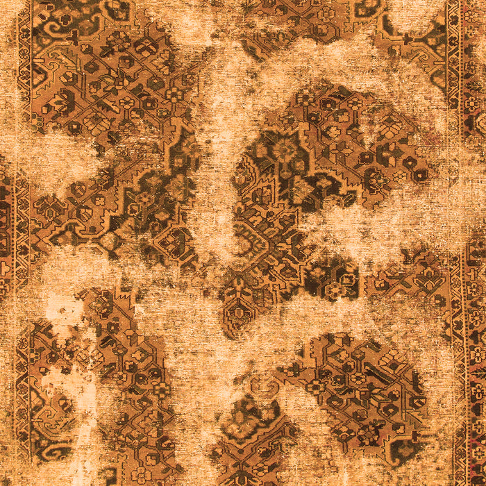 Machine Washable Abstract Orange Modern Area Rugs, wshabs865org