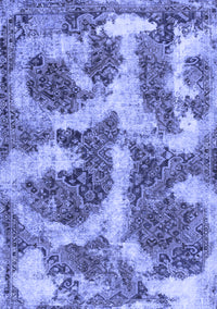 Abstract Blue Modern Rug, abs865blu