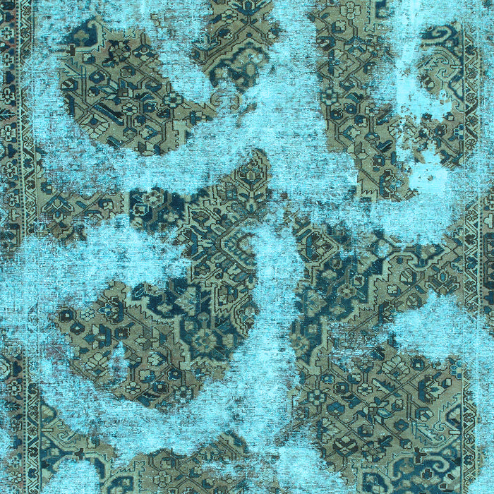 Abstract Light Blue Modern Rug, abs865lblu
