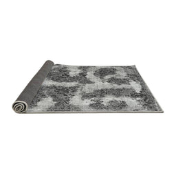 Sideview of Abstract Gray Modern Rug, abs865gry