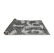 Sideview of Abstract Gray Modern Rug, abs865gry