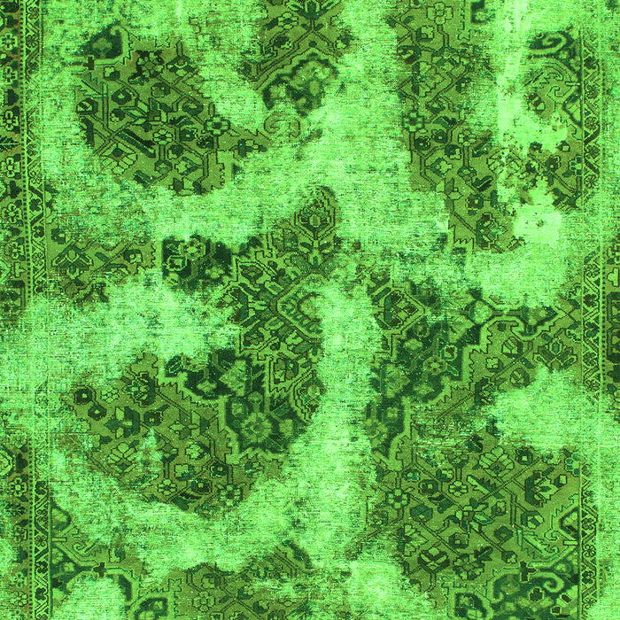 Abstract Green Modern Rug, abs865grn