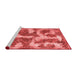 Modern Red Washable Rugs