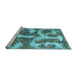 Sideview of Machine Washable Abstract Light Blue Modern Rug, wshabs865lblu