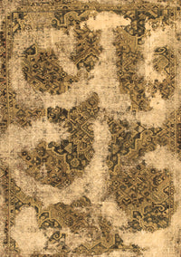 Abstract Brown Modern Rug, abs865brn