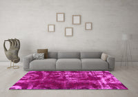 Machine Washable Persian Pink Bohemian Rug, wshabs866pnk