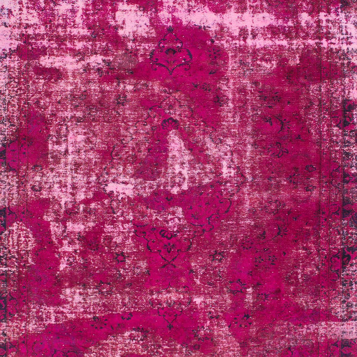 Abstract Raspberry Red Persian Rug, abs866