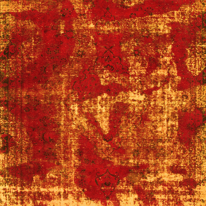 Machine Washable Persian Yellow Bohemian Rug, wshabs866yw