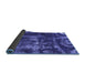 Sideview of Persian Blue Bohemian Rug, abs866blu