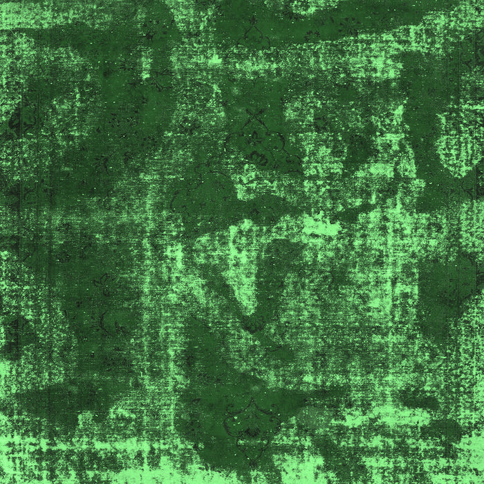 Machine Washable Persian Emerald Green Bohemian Area Rugs, wshabs866emgrn