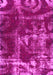 Machine Washable Persian Pink Bohemian Rug, wshabs866pnk