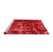 Bohemian Red Washable Rugs